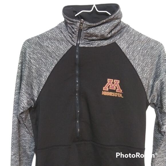 UNDER ARMOUR Minnesota Track Jacket Black SZ XS - Picture 2 of 4